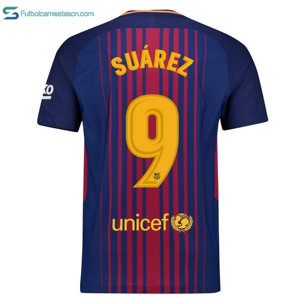 Camiseta Barcelona 1ª Suarez 2017/18